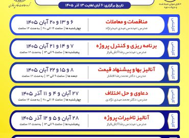 هفتمین دوره کارشناس قرارداد